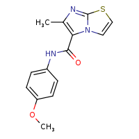 N-(4-methoxyphenyl)-6-methylimidazo[2,1-b][1,3]thiazole-5-carboxamide