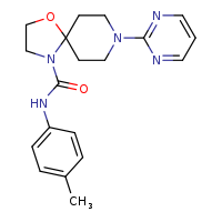 N-(4-methylphenyl)-8-(pyrimidin-2-yl)-1-oxa-4,8-diazaspiro[4.5]decane-4-carboxamide