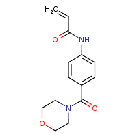 N-[4-(morpholine-4-carbonyl)phenyl]prop-2-enamide