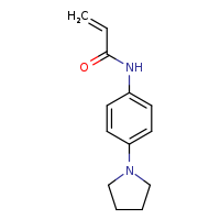 N-[4-(pyrrolidin-1-yl)phenyl]prop-2-enamide