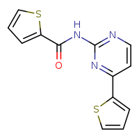 N-[4-(thiophen-2-yl)pyrimidin-2-yl]thiophene-2-carboxamide