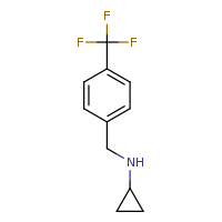 N-{[4-(trifluoromethyl)phenyl]methyl}cyclopropanamine