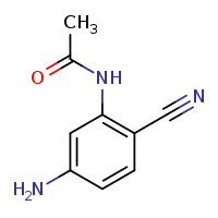 N-(5-amino-2-cyanophenyl)acetamide