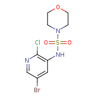 N-(5-bromo-2-chloropyridin-3-yl)morpholine-4-sulfonamide