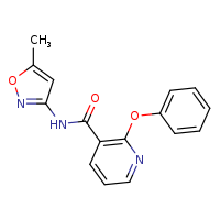 N-(5-methyl-1,2-oxazol-3-yl)-2-phenoxypyridine-3-carboxamide