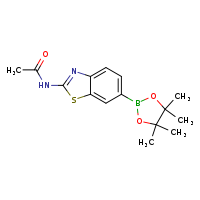 N-[6-(4,4,5,5-tetramethyl-1,3,2-dioxaborolan-2-yl)-1,3-benzothiazol-2-yl]acetamide