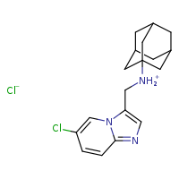 N-({6-chloroimidazo[1,2-a]pyridin-3-yl}methyl)adamantan-1-aminium chloride