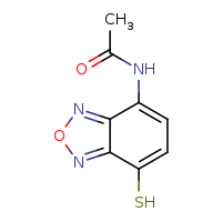 N-(7-sulfanyl-2,1,3-benzoxadiazol-4-yl)acetamide
