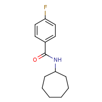 N-cycloheptyl-4-fluorobenzamide