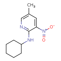 N-cyclohexyl-5-methyl-3-nitropyridin-2-amine