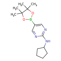 N-cyclopentyl-5-(4,4,5,5-tetramethyl-1,3,2-dioxaborolan-2-yl)pyrimidin-2-amine