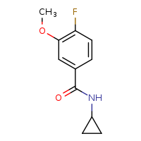 N-cyclopropyl-4-fluoro-3-methoxybenzamide