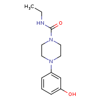 N-ethyl-4-(3-hydroxyphenyl)piperazine-1-carboxamide