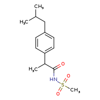 N-methanesulfonyl-2-[4-(2-methylpropyl)phenyl]propanamide