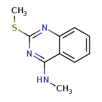 N-methyl-2-(methylsulfanyl)quinazolin-4-amine