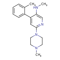 N-methyl-4-(2-methylphenyl)-6-(4-methylpiperazin-1-yl)pyridin-3-amine