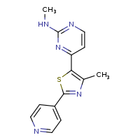 N-methyl-4-[4-methyl-2-(pyridin-4-yl)-1,3-thiazol-5-yl]pyrimidin-2-amine