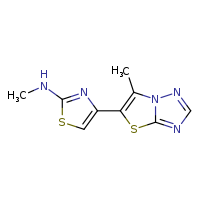 N-methyl-4-{6-methyl-[1,2,4]triazolo[3,2-b][1,3]thiazol-5-yl}-1,3-thiazol-2-amine