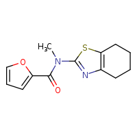 N-methyl-N-(4,5,6,7-tetrahydro-1,3-benzothiazol-2-yl)furan-2-carboxamide