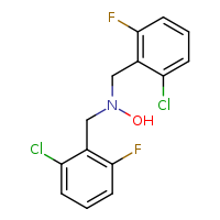 N,N-bis[(2-chloro-6-fluorophenyl)methyl]hydroxylamine