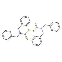 N,N-dibenzyl(dibenzylcarbamothioyl)disulfanylcarbothioamide