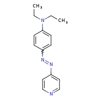 N,N-diethyl-4-[(1E)-2-(pyridin-4-yl)diazen-1-yl]aniline