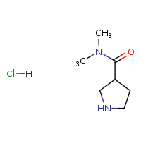 N,N-dimethylpyrrolidine-3-carboxamide hydrochloride