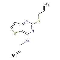 N-(prop-2-en-1-yl)-2-(prop-2-en-1-ylsulfanyl)thieno[3,2-d]pyrimidin-4-amine