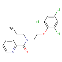 N-propyl-N-[2-(2,4,6-trichlorophenoxy)ethyl]pyridine-2-carboxamide