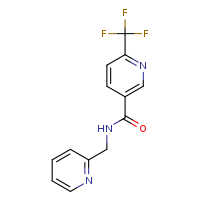 N-(pyridin-2-ylmethyl)-6-(trifluoromethyl)pyridine-3-carboxamide