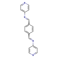 N-(pyridin-4-yl)-1-{4-[(pyridin-4-ylimino)methyl]phenyl}methanimine