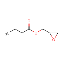 oxiran-2-ylmethyl butanoate