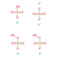 pentapotassium bis((hydroperoxysulfonyl)oxidanide) hydrogen sulfate sulfate
