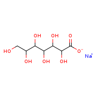 sodium 2,3,4,5,6,7-hexahydroxyheptanoate