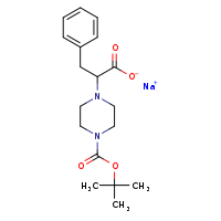 sodium 2-[4-(tert-butoxycarbonyl)piperazin-1-yl]-3-phenylpropanoate