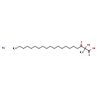 sodium 2-hydroxy-2-methyl-3-oxoicosanoic acid