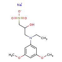 sodium 3-[(3,5-dimethoxyphenyl)(ethyl)amino]-2-hydroxypropane-1-sulfonate