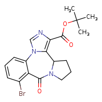 tert-butyl 14-bromo-12-oxo-2,4,11-triazatetracyclo[11.4.0.0²,?.0?,¹¹]heptadeca-1(17),3,5,13,15-pentaene-5-carboxylate