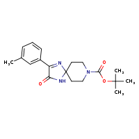 tert-butyl 2-(3-methylphenyl)-3-oxo-1,4,8-triazaspiro[4.5]dec-1-ene-8-carboxylate