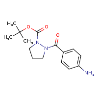 tert-butyl 2-(4-aminobenzoyl)pyrazolidine-1-carboxylate