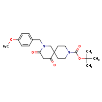 tert-butyl 2-[(4-methoxyphenyl)methyl]-3,5-dioxo-2,9-diazaspiro[5.5]undecane-9-carboxylate