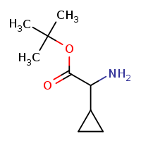 tert-butyl 2-amino-2-cyclopropylacetate