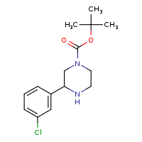 tert-butyl 3-(3-chlorophenyl)piperazine-1-carboxylate
