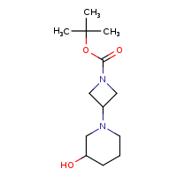 tert-butyl 3-(3-hydroxypiperidin-1-yl)azetidine-1-carboxylate