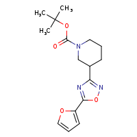 tert-butyl 3-[5-(furan-2-yl)-1,2,4-oxadiazol-3-yl]piperidine-1-carboxylate