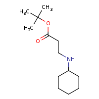 tert-butyl 3-(cyclohexylamino)propanoate