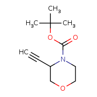 tert-butyl 3-ethynylmorpholine-4-carboxylate