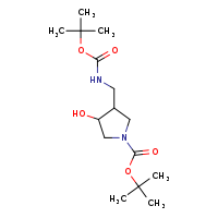 tert-butyl 3-{[(tert-butoxycarbonyl)amino]methyl}-4-hydroxypyrrolidine-1-carboxylate