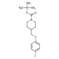 tert-butyl 4-{[(4-fluorophenyl)sulfanyl]methyl}piperidine-1-carboxylate