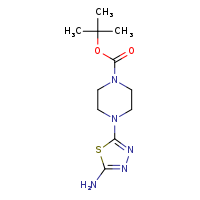 tert-butyl 4-(5-amino-1,3,4-thiadiazol-2-yl)piperazine-1-carboxylate